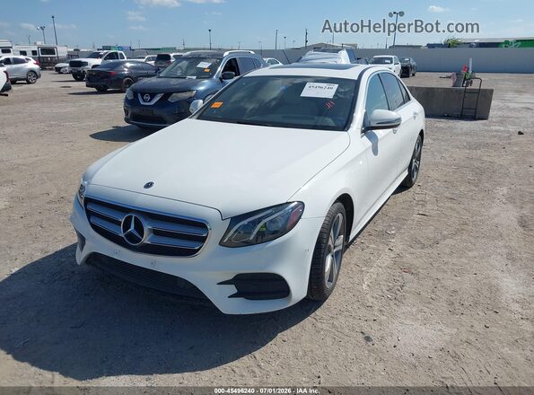 WDDZF4KB1HA240889 2017 MERCEDES-BENZ E-CLASS White Передня ліва чверть