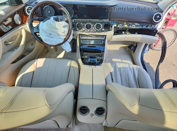 WDDZF4KB1JA344921 2018 MERCEDES-BENZ E White Вид панелі приладів