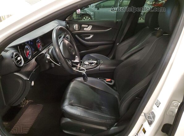 WDDZF4KB1JA381693 2018 MERCEDES-BENZ E White Вид салону спереду