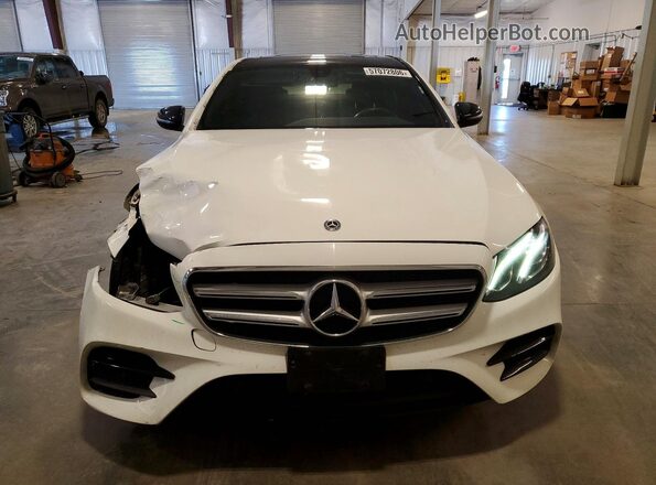 WDDZF4KB1JA381693 2018 MERCEDES-BENZ E White Вид спереду