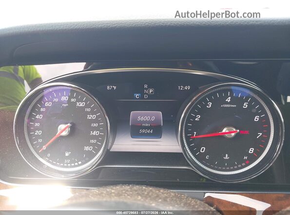 WDDZF4KB1KA532761 2019 MERCEDES-BENZ E-CLASS Black Vista de los asientos traseros