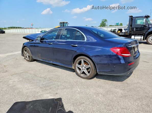 WDDZF4KB2HA025098 2017 MERCEDES-BENZ E Blue Rear left