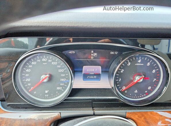 WDDZF4KB2HA025098 2017 MERCEDES-BENZ E Blue Instrument cluster view
