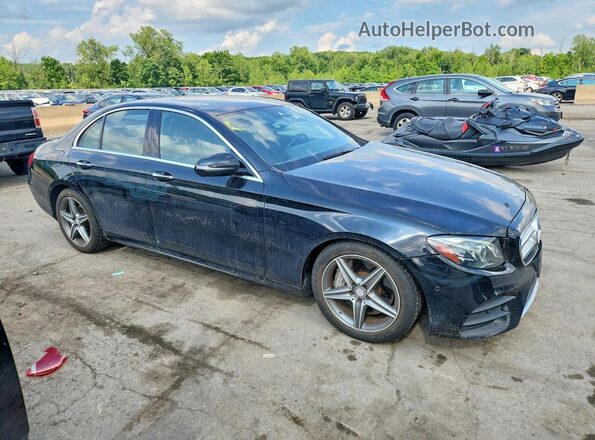 WDDZF4KB2HA054763 2017 MERCEDES-BENZ E Черный Передняя правая четверть