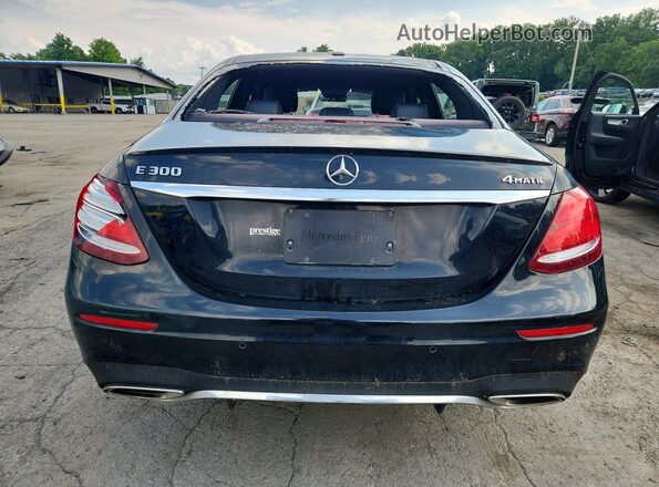 WDDZF4KB2HA054763 2017 MERCEDES-BENZ E Черный Вид сзади