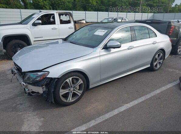 WDDZF4KB2HA172683 2017 MERCEDES-BENZ E-CLASS Silver Vista tres cuartos delantera izquierda