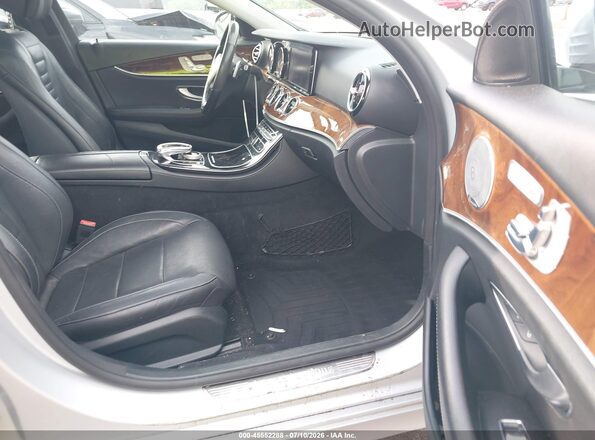 WDDZF4KB2HA172683 2017 MERCEDES-BENZ E-CLASS Silver Vista interior delantera