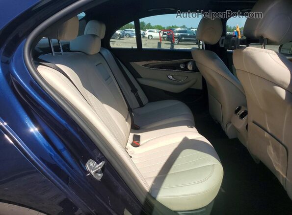 WDDZF4KB2HA193713 2017 MERCEDES-BENZ E Синий Вид задних сидений