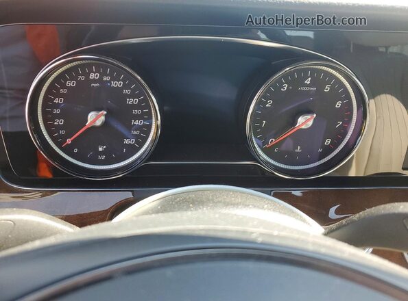 WDDZF4KB2HA193713 2017 MERCEDES-BENZ E Синий Вид щитка приборов