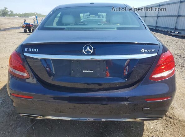WDDZF4KB2HA193713 2017 MERCEDES-BENZ E Синий Вид сзади