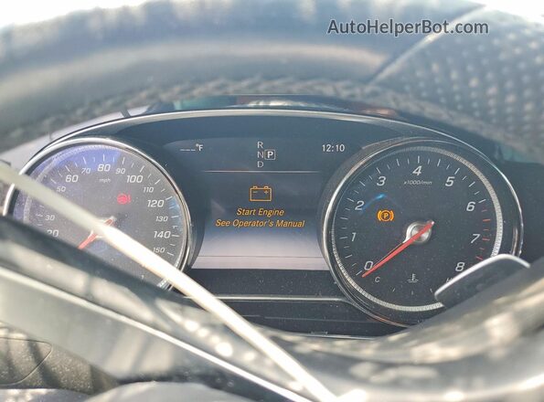 WDDZF4KB2HA241601 2017 MERCEDES-BENZ E Black Widok zestawu wskaźników