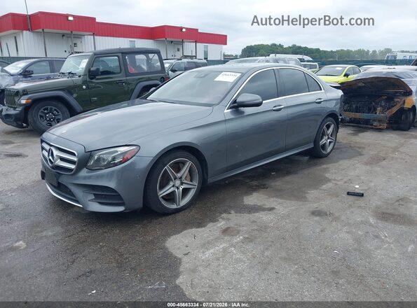 WDDZF4KB3HA053976 2017 MERCEDES-BENZ E-CLASS Серый Передняя левая четверть