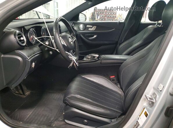 WDDZF4KB3HA188097 2017 MERCEDES-BENZ E Silver წინა სალონის ხედი