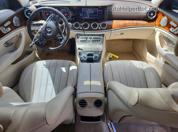 WDDZF4KB3HA227254 2017 MERCEDES-BENZ E Silver Dashboard view