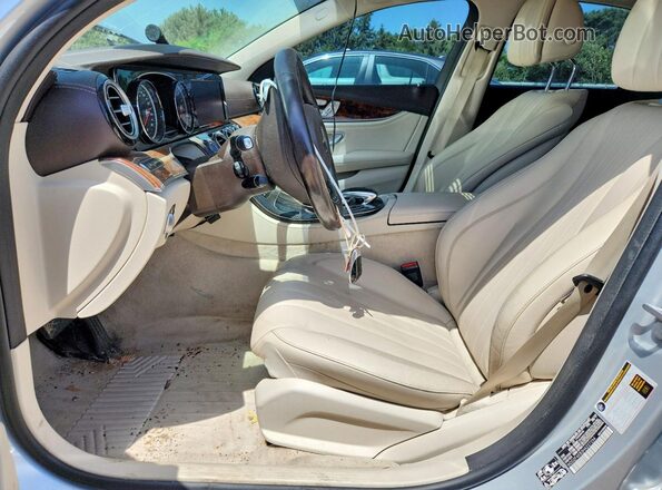 WDDZF4KB3HA227254 2017 MERCEDES-BENZ E Silver Front interior view
