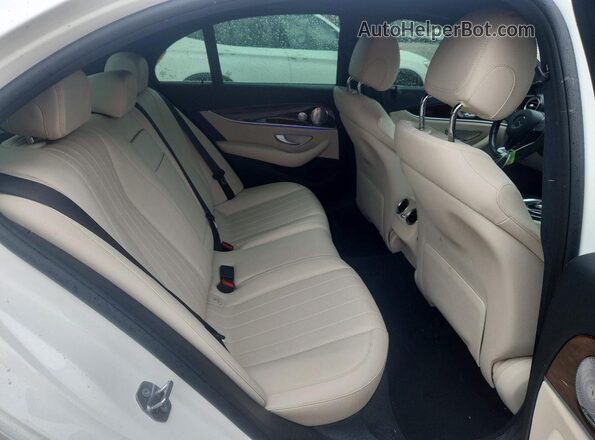 WDDZF4KB4HA062153 2017 MERCEDES-BENZ E White Rear seats view