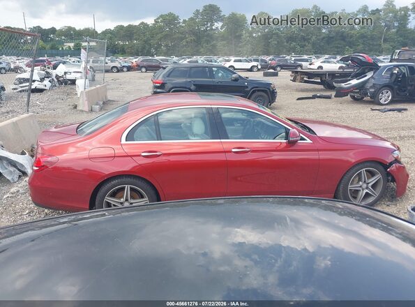 WDDZF4KB4HA075551 2017 MERCEDES-BENZ E-CLASS Red Սալոնի հետևի տեսք