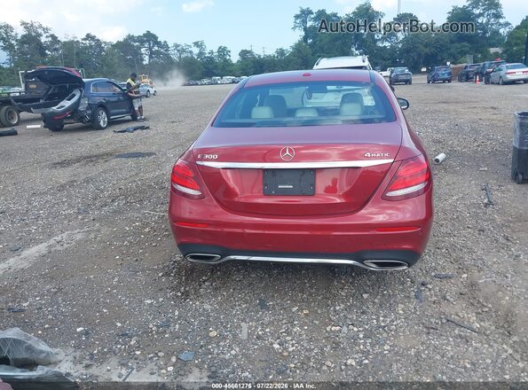 WDDZF4KB4HA075551 2017 MERCEDES-BENZ E-CLASS Red 