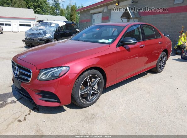 WDDZF4KB4JA405775 2018 MERCEDES-BENZ E-CLASS Red Передня ліва чверть