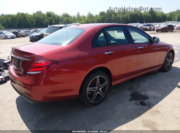 WDDZF4KB4JA405775 2018 MERCEDES-BENZ E-CLASS Red Задня права чверть