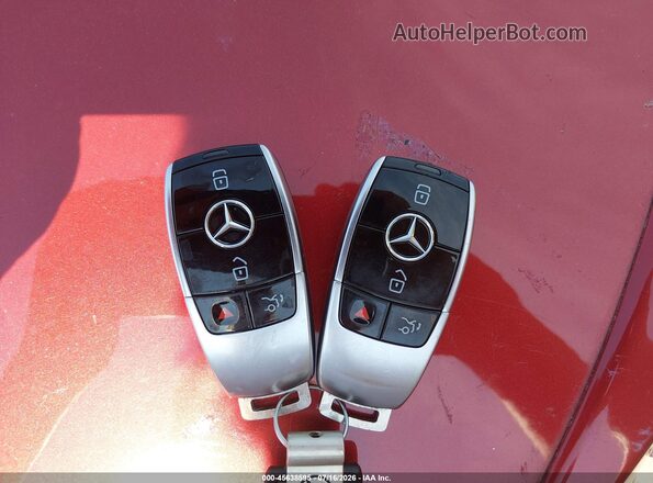 WDDZF4KB4JA405775 2018 MERCEDES-BENZ E-CLASS Red Вид панелі приладів