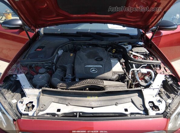 WDDZF4KB4JA405775 2018 MERCEDES-BENZ E-CLASS Red Вид ззаду