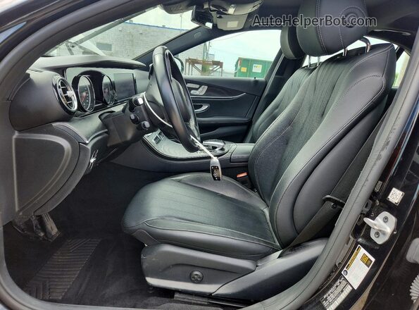WDDZF4KB4JA472019 2018 MERCEDES-BENZ E Black Widok wnętrza z przodu