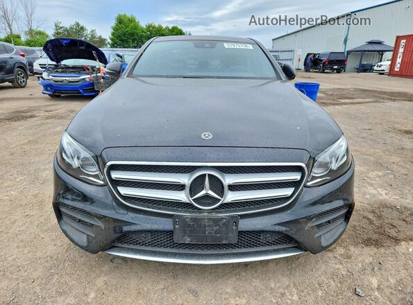 WDDZF4KB4KA566578 2019 MERCEDES-BENZ E Black Դիմացի տեսք