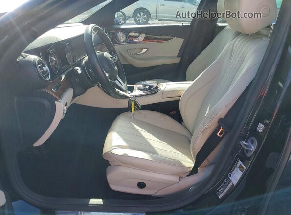 WDDZF4KB4KA605279 2019 MERCEDES-BENZ E Black Widok wnętrza z przodu