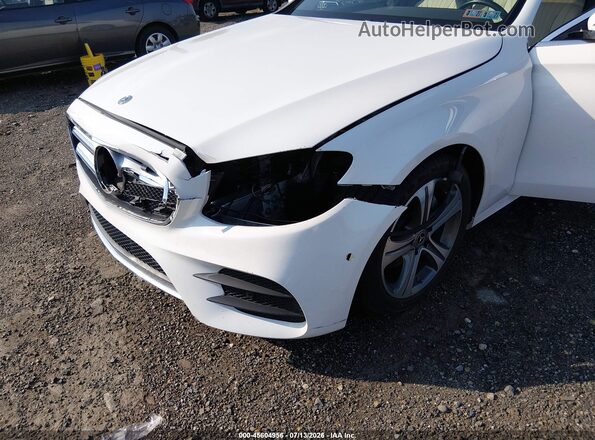 WDDZF4KB5JA381776 2018 MERCEDES-BENZ E-CLASS Белый Вид спереди