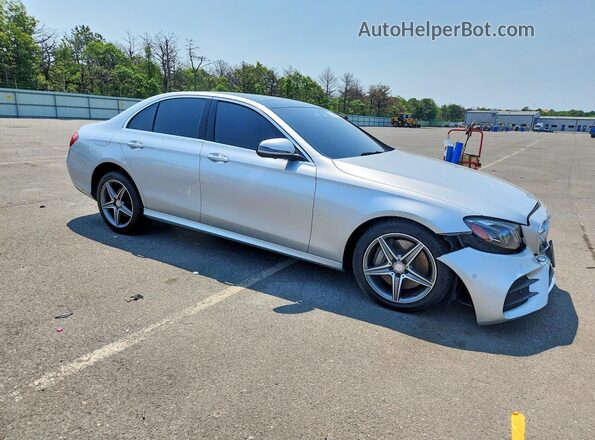 WDDZF4KB6HA019353 2017 MERCEDES-BENZ E Gray Front right
