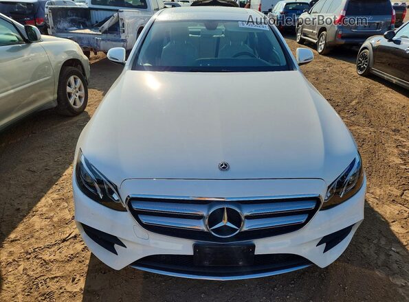 WDDZF4KB6JA344185 2018 MERCEDES-BENZ E White Vista frontal