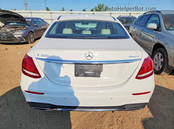 WDDZF4KB6JA344185 2018 MERCEDES-BENZ E White Vista trasera