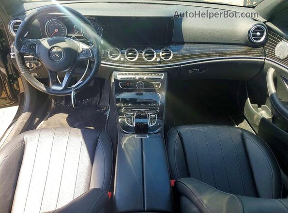 WDDZF4KB6JA354294 2018 MERCEDES-BENZ E Black Widok deski rozdzielczej