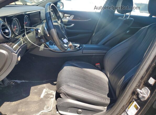 WDDZF4KB6JA354294 2018 MERCEDES-BENZ E Black Widok wnętrza z przodu