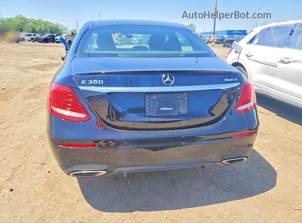 WDDZF4KB6JA354294 2018 MERCEDES-BENZ E Black Widok z tyłu