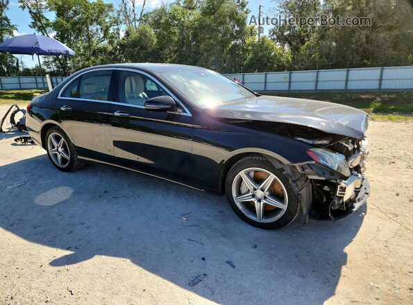 WDDZF4KB7HA019765 2017 MERCEDES-BENZ E Черный Передняя правая четверть