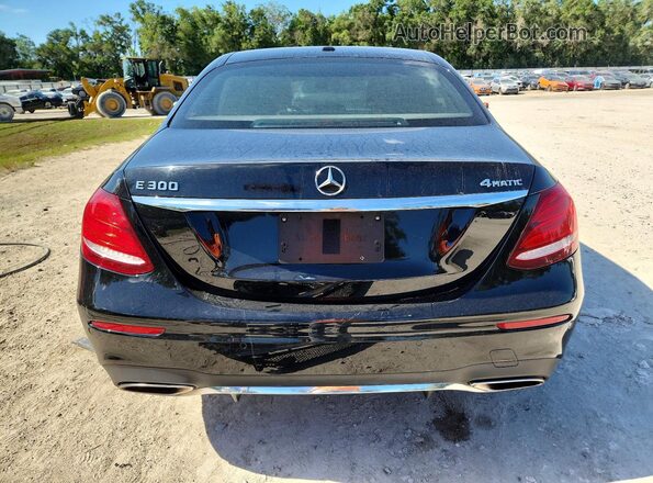 WDDZF4KB7HA019765 2017 MERCEDES-BENZ E Черный Вид сзади