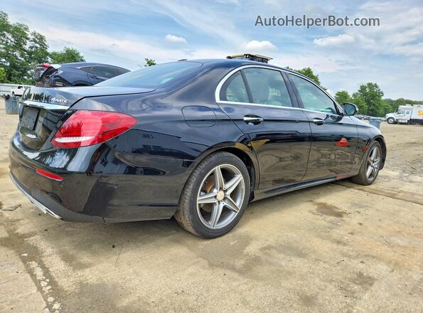 WDDZF4KB7HA022956 2017 MERCEDES-BENZ E Black Задня права чверть
