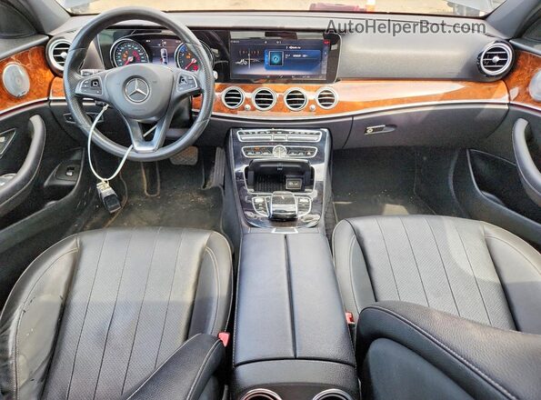 WDDZF4KB7HA022956 2017 MERCEDES-BENZ E Black Вид панелі приладів