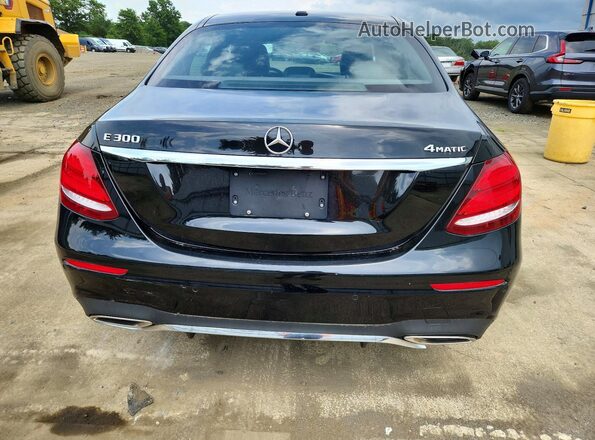 WDDZF4KB7HA022956 2017 MERCEDES-BENZ E Black Вид ззаду