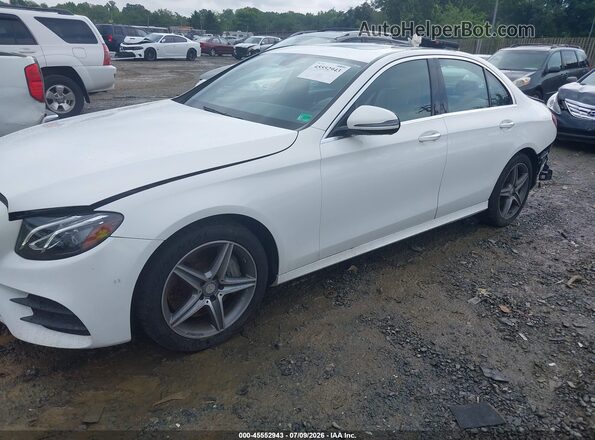 WDDZF4KB7HA025596 2017 MERCEDES-BENZ E-CLASS Белый Передняя левая четверть