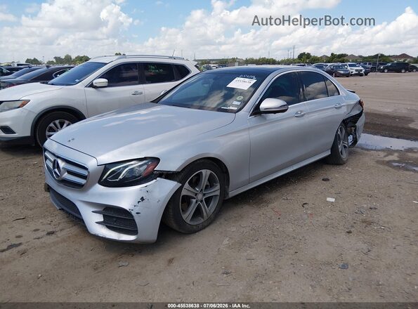 WDDZF4KB7KA516726 2019 MERCEDES-BENZ E-CLASS Silver Передня ліва чверть