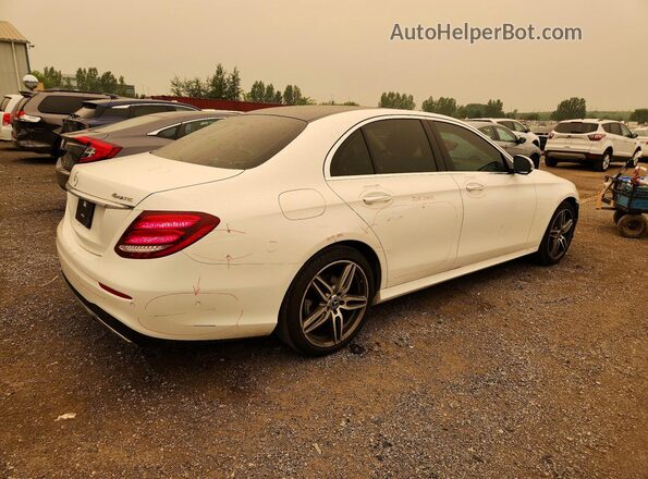 WDDZF4KB7KA525605 2019 MERCEDES-BENZ E Белый Задняя правая четверть