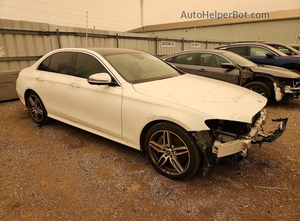 WDDZF4KB7KA525605 2019 MERCEDES-BENZ E Белый Передняя правая четверть