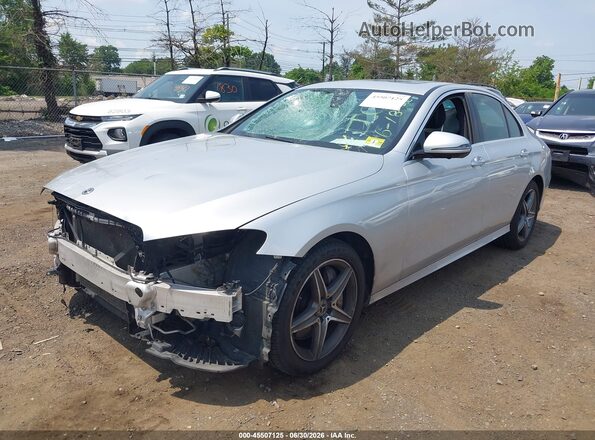WDDZF4KB7KA595377 2019 MERCEDES-BENZ E-CLASS Silver Передня ліва чверть