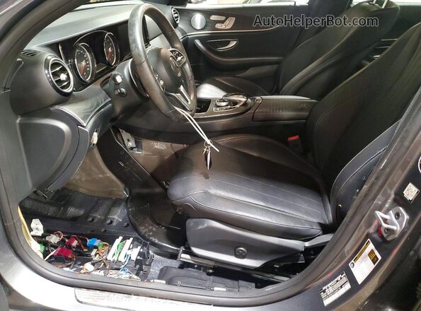 WDDZF4KB7KA688738 2019 MERCEDES-BENZ E Gray წინა სალონის ხედი