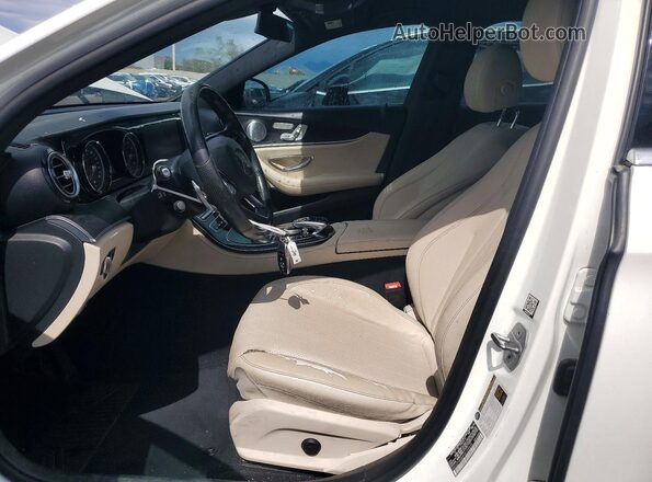 WDDZF4KB8HA108535 2017 MERCEDES-BENZ E White Вид салону спереду