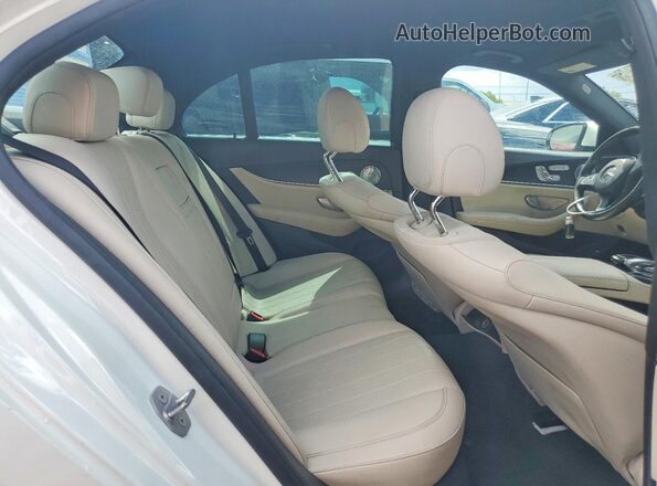WDDZF4KB8HA108535 2017 MERCEDES-BENZ E White Вид задніх сидінь