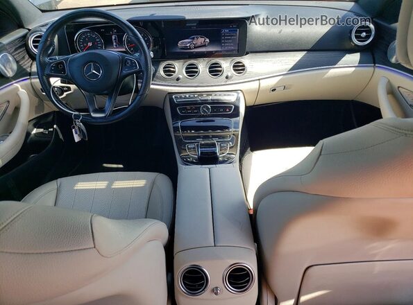 WDDZF4KB8HA155323 2017 MERCEDES-BENZ E Charcoal Вид панелі приладів
